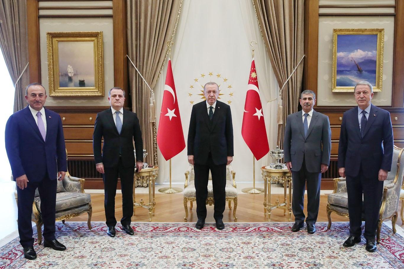 Erdoğan receives Foreign Affairs Minister Jeyhun Bayramov of Azerbaijan Erdoğan receives Foreign Affairs Minister Jeyhun Bayramov of Azerbaijan